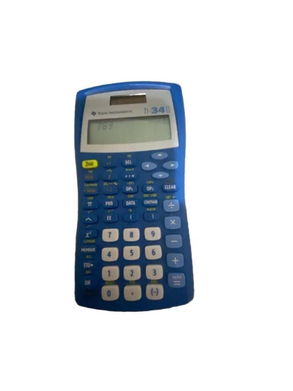 Texas Instruments TI-34 II Scientific Calculator Blue
